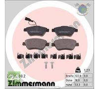 Kit pastiglie freno Zimmermann Anteriore per ALFA ROMEO MITO CITROEN NEMO FI #th