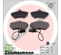 Kit pastiglie freno Zimmermann Anteriore per AUDI A4 SEAT EXEO VW PASSAT (3B5)