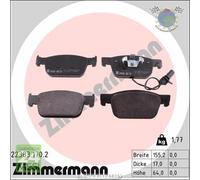 Kit pastiglie freno Zimmermann Anteriore per AUDI A5 A4