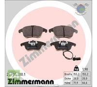 Kit pastiglie freno Zimmermann Anteriore per AUDI A5 A4 #wh