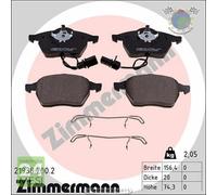 Kit pastiglie freno Zimmermann Anteriore per AUDI A6 #0a