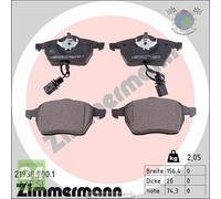 Kit pastiglie freno Zimmermann Anteriore per AUDI A6