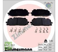 Kit pastiglie freno Zimmermann Anteriore per AUDI E-TRON Q8 Q7 Q5 Q3 A8 A7 A6 A