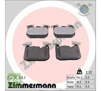 Kit pastiglie freno Zimmermann Anteriore per BMW 4 F33 F83 440 435 430 420 M4 F
