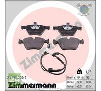 Kit pastiglie freno Zimmermann Anteriore per BMW 5 E61 525 523 520 E60 #19