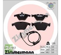 Kit pastiglie freno Zimmermann Anteriore per BMW 7 E65 E66 E67 760 750 745 7 #sq