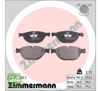 Kit pastiglie freno Zimmermann Anteriore per BMW 7 F01 F02 F03 F04 ActiveHyb #48