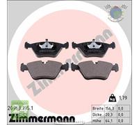 Kit pastiglie freno Zimmermann Anteriore per BMW Z3 E36 M 7 E32 750 740 735 730