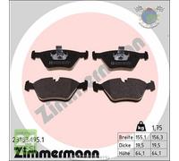 Kit pastiglie freno Zimmermann Anteriore per BMW Z4 E86 3.0 E85 X3 E83 xDrive 2