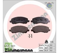 Kit pastiglie freno Zimmermann Anteriore per CHRYSLER SEBRING Cabriolet CITROEN