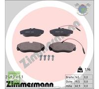 Kit pastiglie freno Zimmermann Anteriore per CITROEN JUMPER FIAT DUCATO PEUGEOT