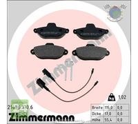 Kit pastiglie freno Zimmermann Anteriore per FIAT 500