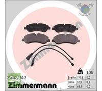 Kit pastiglie freno Zimmermann Anteriore per FORD TRANSIT TOURNEO