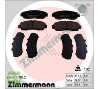 Kit pastiglie freno Zimmermann Anteriore per HONDA CR-V III IV V