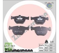 Kit pastiglie freno Zimmermann Anteriore per LAND ROVER RANGE III
