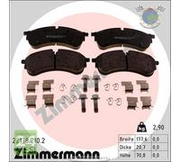 Kit pastiglie freno Zimmermann Anteriore per MAN TGE VW CRAFTER