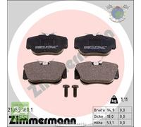 Kit pastiglie freno Zimmermann Anteriore per MERCEDES 190 Turbo-D 2.3 2.0 E D