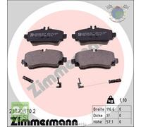Kit pastiglie freno Zimmermann Anteriore per MERCEDES CLASSE A 210 190 170 1 #r8