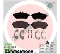 Kit pastiglie freno Zimmermann Anteriore per MERCEDES CLASSE C 200 180