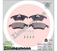 Kit pastiglie freno Zimmermann Anteriore per MERCEDES CLASSE E 500 400 350 320