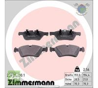 Kit pastiglie freno Zimmermann Anteriore per MERCEDES CLASSE GL 500 450 350 320