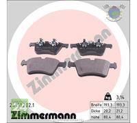 Kit pastiglie freno Zimmermann Anteriore per MERCEDES CLASSE GL 500 450 420 350