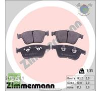 Kit pastiglie freno Zimmermann Anteriore per MERCEDES CLASSE R 63 M ML