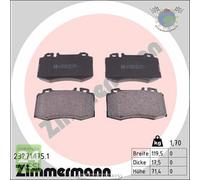 Kit pastiglie freno Zimmermann Anteriore per MERCEDES CLASSE S 600 500 430 400