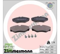 Kit pastiglie freno Zimmermann Anteriore per NISSAN PRIMASTAR OPEL VIVARO A REN
