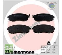 Kit pastiglie freno Zimmermann Anteriore per NISSAN PULSAR MAXIMA 200SX JUKE