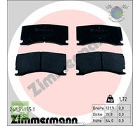 Kit pastiglie freno Zimmermann Anteriore per PEUGEOT RCZ 308