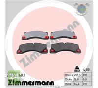 Kit pastiglie freno Zimmermann Anteriore per PORSCHE PANAMERA CAYENNE MACAN VW