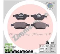 Kit pastiglie freno Zimmermann Anteriore per RENAULT LAGUNA #03