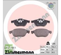 Kit pastiglie freno Zimmermann Anteriore per RENAULT LAGUNA