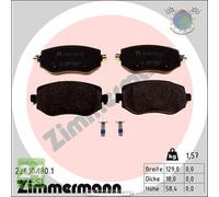 Kit pastiglie freno Zimmermann Anteriore per RENAULT MEGANE