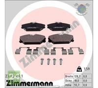 Kit pastiglie freno Zimmermann Anteriore per RENAULT SAFRANE SCENIC MEGANE LAGU