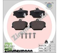 Kit pastiglie freno Zimmermann Anteriore per SMART CROSSBLADE CITY-COUPE ROADST