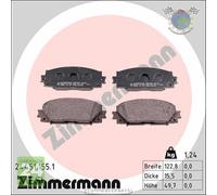 Kit pastiglie freno Zimmermann Anteriore per TOYOTA PRIUS