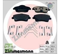 Kit pastiglie freno Zimmermann Anteriore per VOLVO XC40