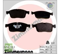 Kit pastiglie freno Zimmermann Anteriore per VOLVO XC60