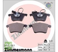Kit pastiglie freno Zimmermann Anteriore per VW TRANSPORTER #r7