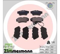 Kit pastiglie freno Zimmermann Anteriore per VW TRANSPORTER #rg