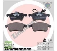 Kit pastiglie freno Zimmermann Anteriore per VW TRANSPORTER #rn