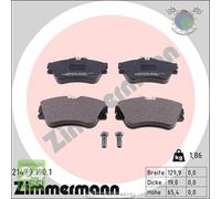 Kit pastiglie freno Zimmermann Anteriore per VW TRANSPORTER #zw