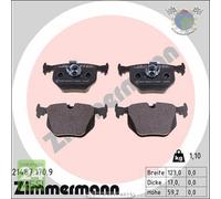 Kit pastiglie freno Zimmermann PB:Z Posteriore per BMW Z8 E52 4.9 Z4 E86 M E85 X