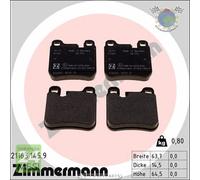 Kit pastiglie freno Zimmermann pb:z Posteriore per PORSCHE 911 #rc