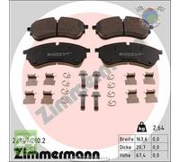 Kit pastiglie freno Zimmermann per MAN TGE VW CRAFTER