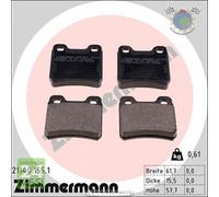 Kit pastiglie freno Zimmermann Posteriore per BMW Z3 E36 1.8 OPEL CALIBRA A VEC