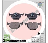 Kit pastiglie freno Zimmermann Posteriore per BMW Z8 E52 4.9 Z4 E86 M E85 X5 E5