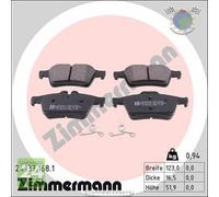 Kit pastiglie freno Zimmermann Posteriore per CADILLAC BLS CITROEN EVASION C5 I